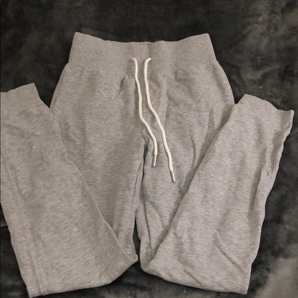Heather grey sweat pants